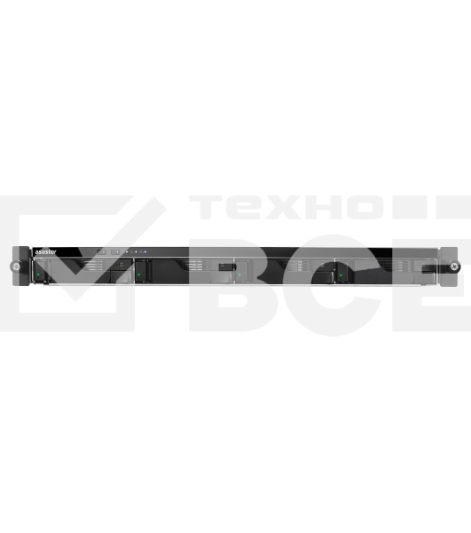Сетевой накопитель ASUSTOR AS6504RD 4Bay/Intel Atom C3538, 2.1GHz/8GB DDR4/noHDD,LFF(HDD,SSD),/2x1GbE(LAN)/4xUSB3.2; 90IX01H0-BW3S00