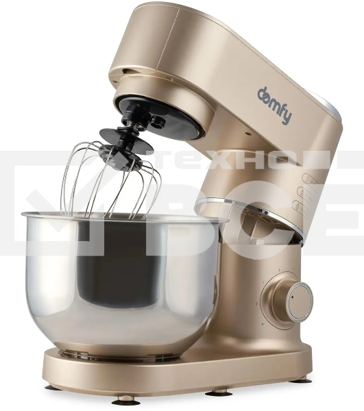 Миксер планетарный Domfy DSC-KM301 1200Вт золотистый