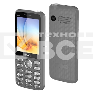 Мобильный телефон Maxvi K15n серый