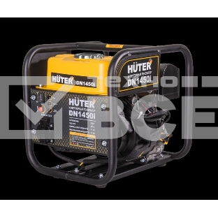 Электрогенератор бензиновый инверторный Huter DN1450i, 1.3 кВт, 96 дБ, 12.42 кг