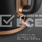 Чайник электрический Redmond KM240 1.7л. 2200Вт черный/бронзовый, фото3