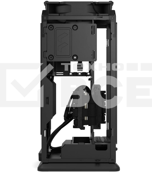 Компьютерный корпус без блока питания Fractal Design Mood, Mini-Tower, 1x180мм, 2xUSB-A 3.0 + 1xUSB 3.2 Type-C, SFX PSU Support, mITX черный