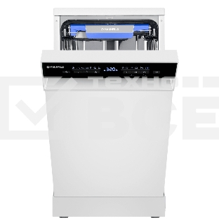 Посудомоечная машина MAUNFELD MWF45331W Inverter, белый, 45 см, 10 компл., 44 дБ, класс A+++
