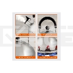 Чайник из нерж. стали MALLONY ГОРОДА РОССИИ со свистком 2,5 л, с рисунком, меняющим цвет, фото5