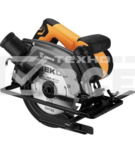 Дисковая (циркулярная) пила DEKO CS1250-D, 1250Вт, 165мм диск