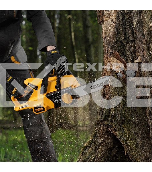 Пила цепная аккумуляторная бесщет. Denzel RCS 400-62, 400 мм, Li-ion, 62В