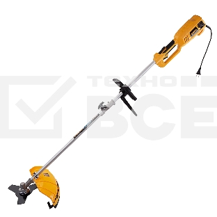 Триммер электрический Denzel TE-1220, 1200 Вт, 380 мм, катушка, диск, разборная штанга