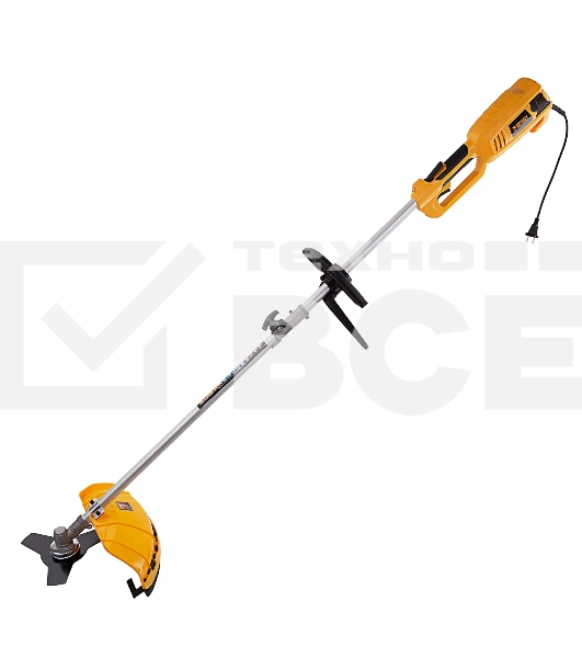 Триммер электрический Denzel TE-1220, 1200 Вт, 380 мм, катушка, диск, разборная штанга