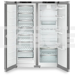 Холодильник Liebherr XRFsf 5220-22 001 (SFNsfd 5227-22 001 + SRsfd 5220-22 001) серебристый двухкамерный 398/271л морозилка сбоку, No Frost, Side by Side, фото3