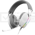 Гарнитура Marvo Pulz 70S Gaming Headset белый, проводная, USB, 7.1 Surround, RGB-подсветка, фото 1