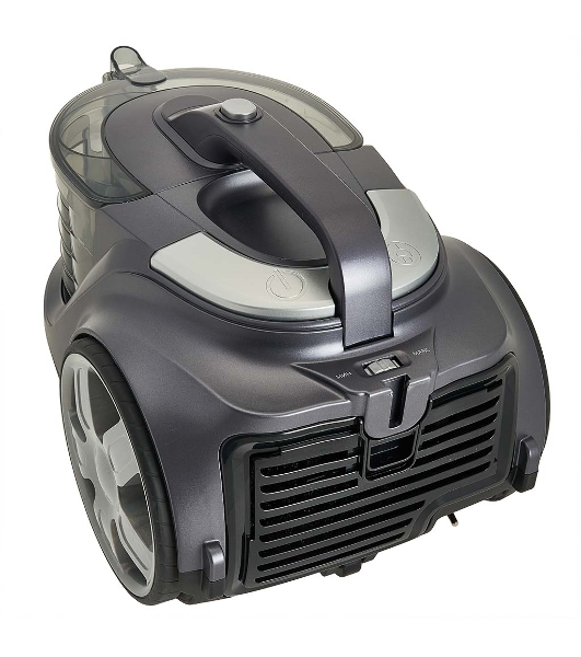 Пылесос Delta DL-0853 серый/фиолетовый, 400/2400 Вт, уборка сухая, пылесборник контейнер 4 л