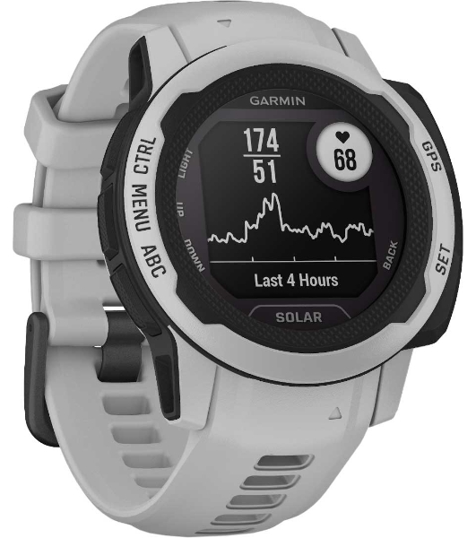 Умные часы Garmin Instinct 2S Solar Surf Edition Ericeira, 0.79' PMOLED, Wi-Fi, Bluetooth 4.2, NFC, IP68, черный / серый