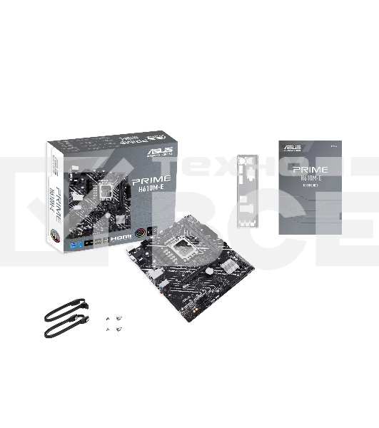 Материнская плата ASUS PRIME H610M-E-CSM, LGA 1700, Intel H610, 2xDDR5, 4xSATA, 2xM.2 PCIe 3.0 (x2, x4), 1xPCIe 4.0 x16, 1xPCIe x1, 1xHDMI, 1xDP, 1xVGA, 2xUSB-A 2.0, 2xUSB-A 3.2 Gen 1, 1x 1Gb LAN, 3x3.5 мм, 7.1, mATX