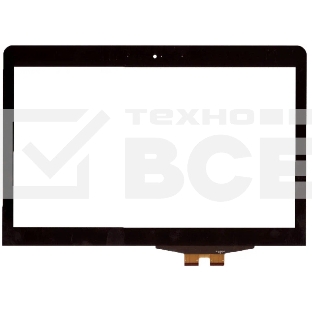 Сенсорное стекло (тачскрин) для Lenovo ThinkPad Edge E431 Touch, черное