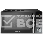 Микроволновая печь Polaris PMO 2002DG RUS черный, 20 л, 700 Вт, переключатели - поворотный механизм/кнопки, фото 1