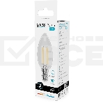Лампа филам. Gauss Filament 12Вт цок.:E14 свеча св.свеч.бел.нейт. (упак.:10шт) (32122), фото9