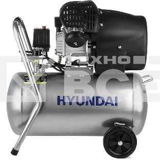 Компрессор поршневой Hyundai HYC 40250LMS масляный 400л/мин 50л 2200Вт серебристый/черный