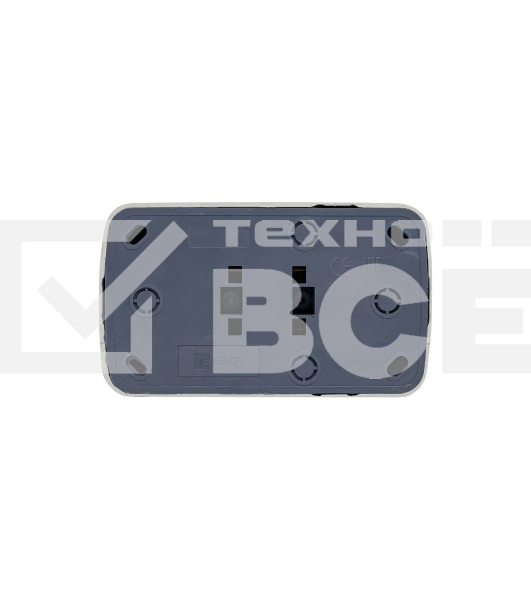 Розетка EKF Basic Минск EGR16-128-10 2-местная ОП 16А с заземлением белая