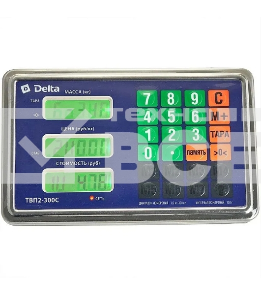 Весы электронные торговые DELTA ТВП2-150