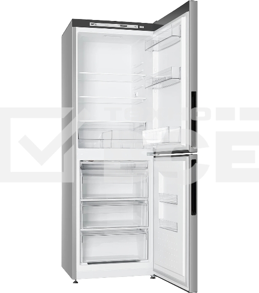 Холодильник Atlant 4612-181 серебристый двухкамерный 182/119л морозилка снизу