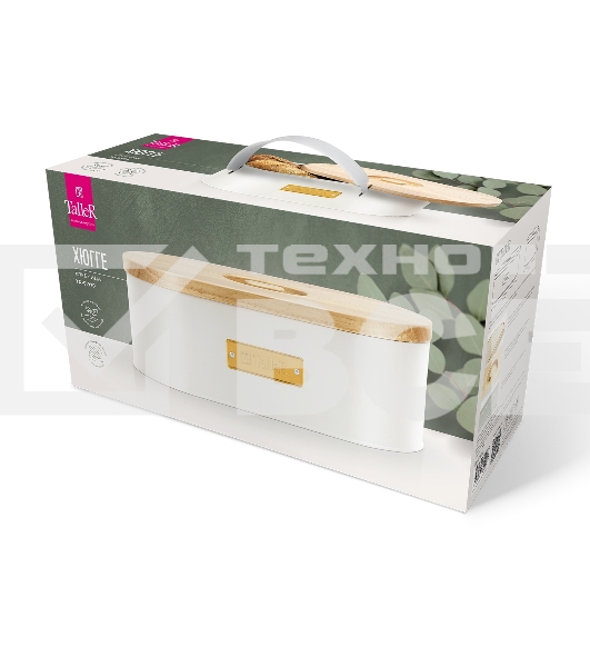 Хлебница TALLER TR-51979 Хюгге с крышкой-разделочной доской