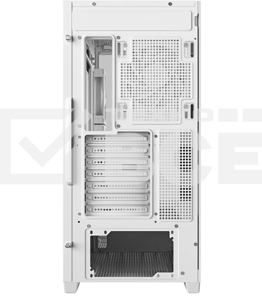 Компьютерный корпус Deepcool CG580 4F V2 WH без БП, боковое окно (панорама), 4x120мм ARGb PWM вентилятора, белый, ATX (R-CG580-WHADA4-G-2)