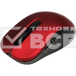 Мышь беспроводная Defender Gassa MM-105 красный, 1600 dpi, радиоканал, USB, кнопки - 6, фото4