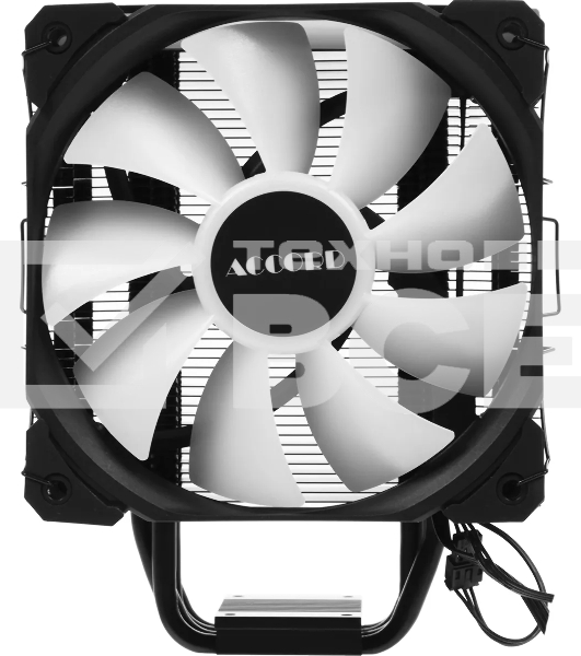Устройство охлаждения(кулер) Accord ACC-4PS12 ARGb Soc-AM5/AM4/1200/1700/1851 черный 4-pin 37dB Al+Cu 180W 610gr brown box