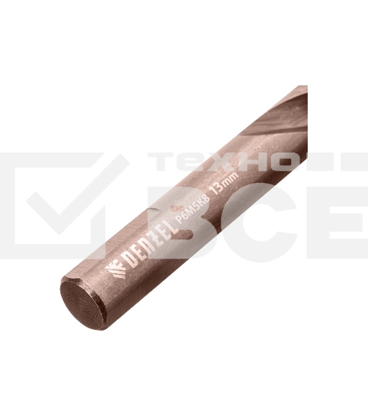 Набор сверл по металлу Denzel 1-13 мм, Р6М5К8-TiN, Golden Tip, 25 шт 723010