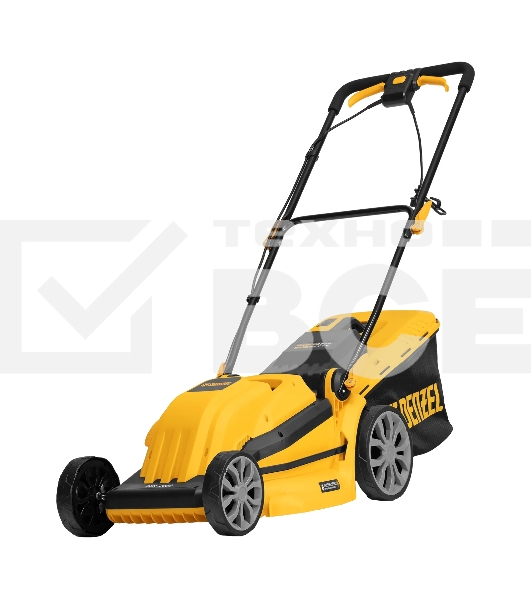 Газонокосилка электрическая Denzel GMC-2000, шир. 44см, 2000 Вт, 6 уров., травосб. 45 л