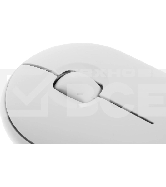 Мышь беспроводная Logitech Pebble M350 белый, 1000 dpi, радиоканал, Bluetooth, USB, кнопки - 3