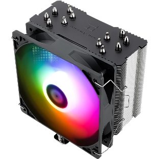 Кулер для процессора Thermalright Burst Assasin 120 ARGb (4-pin PWM, 154мм, Ni/CU, 6x6мм, ARGb, 1x120мм, 66.17CFM, 25.6dBA, 1550RPM, S: 1700, 1200, 115X, AM5, AM4)