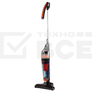 Пылесос вертикальный Endever SkyClean VC-294 черный/оранжевый, питание от сети, 120 Вт, уборка сухая, пылесборник 1.5 л