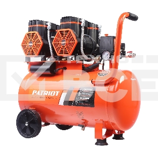 Компрессор поршневой безмасляный Patriot KDS 540 F50 (540 л/мин, 2,8 кВт, 8 бар, 50 л, 2800 об/мин, быстросъем + елочка 1/4)