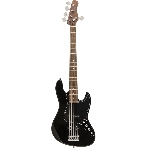 Бас-гитара STAGG SBJ-30 5S BLK 5-ти струнная форма Jazz Bass, корпус павловния, гриф клен, накладка грифа палисандр, 20 ладов, мензура 867 мм, колки никелированные, бридж JB Classic, звукосниматели 2xJB, регуляторы 2x громкости, 1x тона, цвет черный, фото 1