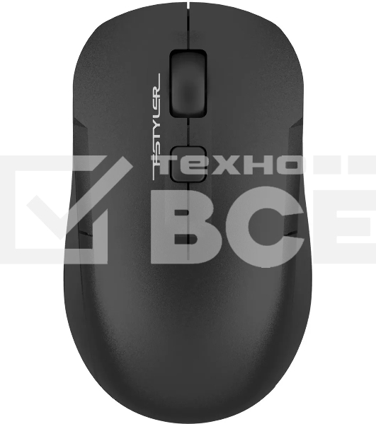 Мышь беспроводная A4Tech Fstyler FG16C Air2 черный, 2000 dpi, радиоканал, USB, кнопки - 3