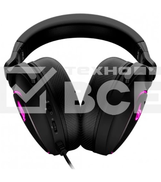 Игровые наушники ASUS ROG Delta S черные (7.1, USB Type-C + A, RGB подсветка, 50 мм, ESS 9281 Pro, микрофон, 90YH02K0-B2UA00)