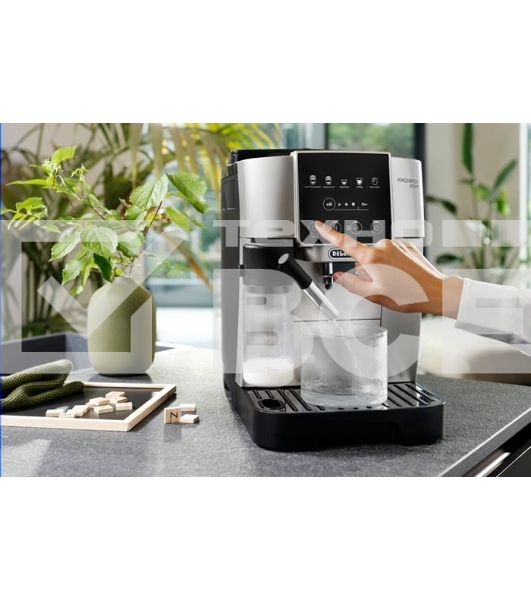 Кофемашина автоматическая DeLonghi ECAM220.80.SB серебристый, исп. кофе - молотый/зерновой, 1.8 л, 1450 Вт, 15 Бар.