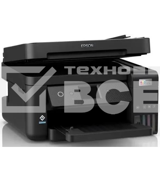 МФУ струйный Epson EcoTank L6290, A4, цветной, печ. 15.5 стр/мин. (ч/б) 8.5 стр/мин. (цвет), 1200 x 4800 dpi (печать) 1200x2400dpi (скан), Wi-Fi, Ethernet, USB