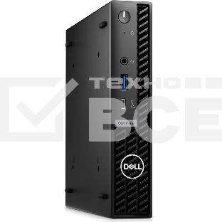 Неттоп Dell Optiplex 7020 Micro i3 14100T (2.7) 16Gb SSD512Gb UHDG 730 Linux Ubuntu GbitEth 260W мышь клавиатура черный (7020-3620)