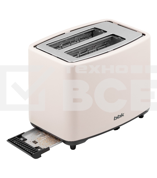 Тостер BBK TR84 молочный