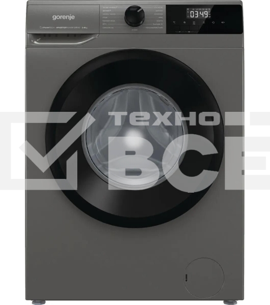 Стиральная машина Gorenje WNHPI84AS/AR белый, загрузка фронтальная 8 кг, 1400 об/мин., класс: А