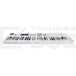 Клавиатура MIDI [231531] Arturia [KeyLab Essential 61 mk3 White] 61 клавиша, LCD дисплей, 9 энкодеров, 8 пэдов, 9 фейдеров, 12 кнопок управления, колеса высоты тона и модуляции, 1/4