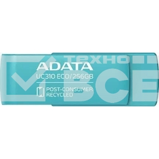 Флеш диск ADATA UC310E 256Gb USB 3.2 Gen1 зеленый UC310E-256G-RGN