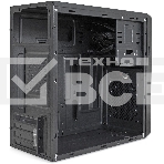 Компьютерный корпус Minitower ExeGate BA-309-UNS450 (mATX, БП UNS450 с вент. 12см, 2*USB, HD аудио, черный), фото2