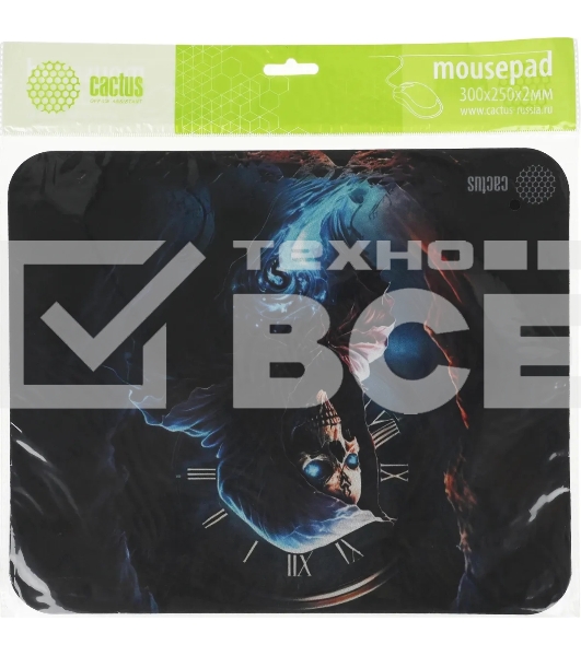 Коврик для мыши Cactus Time 300x250x3мм (CS-MP-D14M)