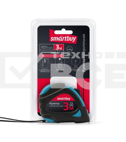 Рулетка Smartbuy (SBT-MTP-319P2) - 3 м