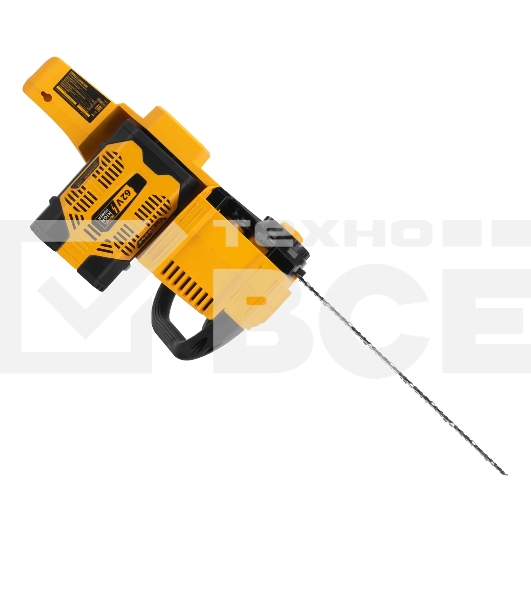 Пила цепная аккумуляторная бесщет. Denzel RCS 400-62, 400 мм, Li-ion, 62В