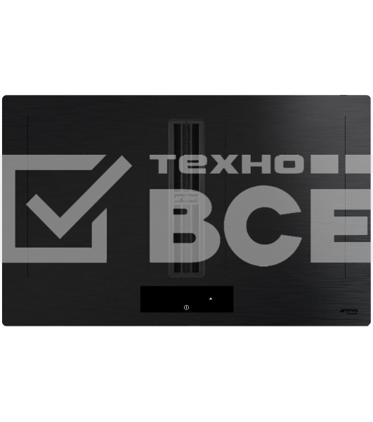 Варочная поверхность со встроенной вытяжкой Smeg HOBD382MB2, 83 см, индукция, слайдерное управление, 4 зоны нагрева, 9 уровней мощности, автоматическое определение посуды, таймер, быстрый старт, индикация остаточного тепла, 650 м3/ч, 8 скоростей + 2 интенсивных режима, энергоэффективность А+, черный