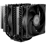 Кулер для процессора PCCooler RT620 PRO BK (250W, 4-pin PWM, 153mm, Al/Cu, 6x6mm, 2x120mm, 73.32CFM, 34.9dBA, 2200RPM, S: 1851/1700/1200/115X, AM5/AM4, черный), фото7